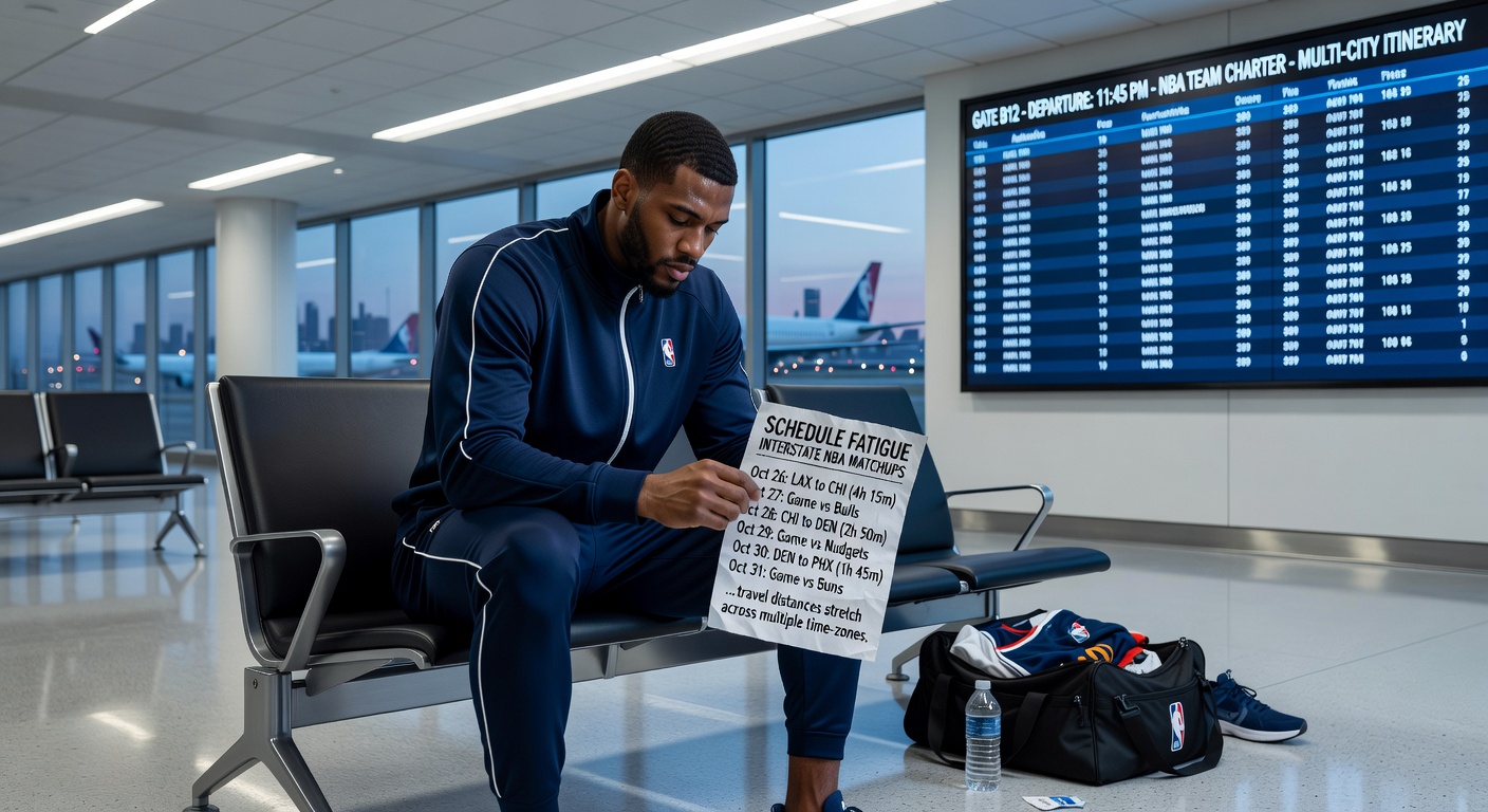 Statistische Auswertung von NBA-Spielplänen mit Fokus auf Ermüdungseffekte